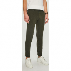 Scotch & Soda - Spodnie. Zielone chinosy męskie marki Scotch & Soda, z bawełny. W wyprzedaży za 299,90 zł.