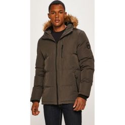 Brave Soul - Kurtka. Szare płaszcze męskie Brave Soul, xl, bez wzorów, z elastanu, krótkie, z kapturem. W wyprzedaży za 279,90 zł.