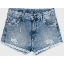 Pepe Jeans - Szorty dziecięce Patty Scarabee 152-180 cm. Niebieskie spodenki dziewczęce Pepe Jeans, bez wzorów, z bawełny, casualowe. Za 239,90 zł.
