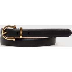 Polo Ralph Lauren - Pasek skórzany. Czarne paski damskie Polo Ralph Lauren, w paski, ze skóry. Za 429,90 zł.