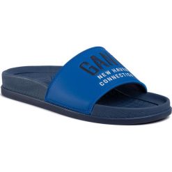Klapki GANT - Beachrock 20609523 Electric Blue G363. Niebieskie klapki męskie GANT, ze skóry ekologicznej, bez zapięcia. Za 189,00 zł.
