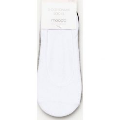 3 pack balerinek. Czarne skarpetki damskie Moodo, bez wzorów. Za 19,99 zł.