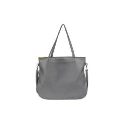 Pacco bag szara torebka z dodakowym długim paskiem. Szare torebki klasyczne damskie marki Hairoo, w paski, na ramię. Za 190,00 zł.