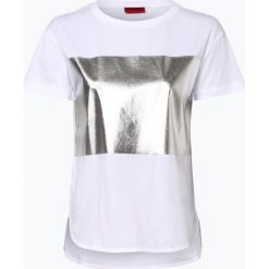 HUGO - T-shirt damski – Dennily, czarny. Niebieskie t-shirty damskie marki Orsay, xs, w grochy, z dzianiny. Za 269,95 zł.