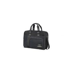 Torba do notebooka Samsonite Bailhandle Openroad 15,6" czarna. Czarne torby na laptopa marki Samsonite, w paski, ze skóry, eleganckie. Za 469,99 zł.