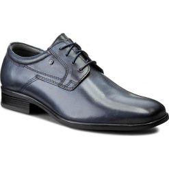 Półbuty LASOCKI FOR MEN - MB-BEAR2-04 Granatowy Ciemny. Niebieskie buty wizytowe męskie marki Lasocki For Men, ze skóry. Za 179,99 zł.