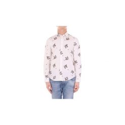 Koszule z długim rękawem Msgm 2340E04D174550. Szare koszule męskie MSGM, m, bez wzorów, bez kołnierzyka, z długim rękawem. Za 491,07 zł.