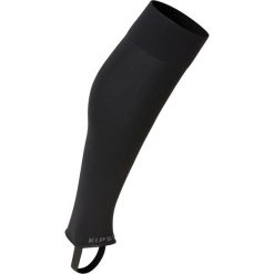 Getry do piłki nożnej F500. Pomarańczowe skarpetogetry męskie piłkarskie KIPSTA, bez wzorów, z elastanu, na fitness i siłownię. Za 14,99 zł.
