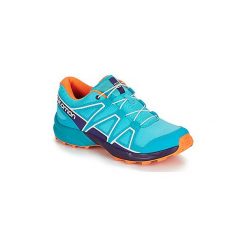 Buty Dziecko Salomon SPEEDCROSS J. Niebieskie buty dziewczęce sportowe marki Salomon, bez zapięcia, salomon speedcross. Za 263,20 zł.