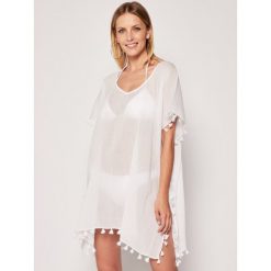 Sukienka plażowa Seafolly Amnesia 52162. Czarne sukienki damskie Seafolly, na plażę, bez wzorów, z bawełny, bez kołnierzyka, bez rękawów. Za 239,00 zł.