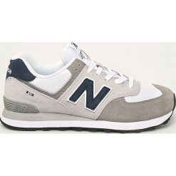 New Balance - Buty ML574EAG. Szare sneakersy męskie New Balance, na sznurówki. Za 349,90 zł.