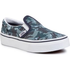 Tenisówki VANS - Classic Slip-On VN0A4BUTWKY1 (Animal Camo) Prsnnghttrwt. Zielone półbuty dziewczęce Vans, bez wzorów, z gumy, bez zapięcia. Za 199,00 zł.