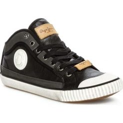 Trampki PEPE JEANS - PFS30789 999 999. Czarne sneakersy męskie Pepe Jeans, bez wzorów, z jeansu, sportowe, bez zapięcia. W wyprzedaży za 169,00 zł.