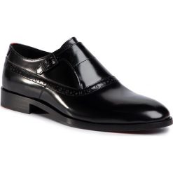 Półbuty HUGO - Midtown 50428305 10225792 01 Black001. Czarne buty wizytowe męskie HUGO, bez wzorów, ze skóry, eleganckie, bez zapięcia. W wyprzedaży za 649,00 zł.