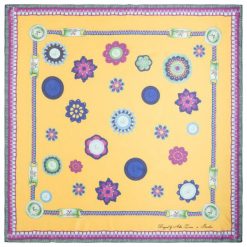 Chusty damskie: Versace 19.69 Chusta Damska Hippy 69,Zółty