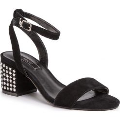 Sandały LIU JO - Thelma 01 SA0109 P0021 Black 22222. Czarne klapki damskie Liu Jo, bez wzorów, ze skóry, bez obcasa, na obcasie. Za 689,00 zł.
