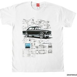 Koszulka VOLVO AMAZON tshirt. Szare t-shirty męskie marki Pakamera, m. Za 77,00 zł.