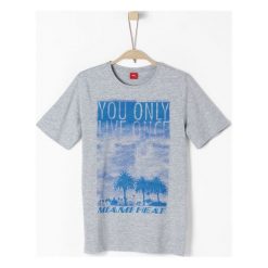 S.Oliver T-Shirt Chłopięcy S Szary. Szare t-shirty chłopięce marki S.Oliver. Za 39,00 zł.