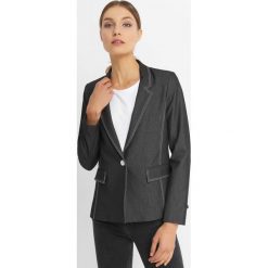 Marynarka z przeszyciami. Szare marynarki i żakiety damskie Orsay, z elastanu, eleganckie. W wyprzedaży za 100,00 zł.