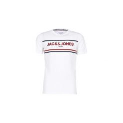 T-shirty z krótkim rękawem Jack Jones JORNEWSHAKEDOWN. Białe t-shirty męskie Jack & Jones, s, bez wzorów, bez kołnierzyka, krótkie. Za 69,00 zł.