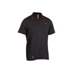 Koszulka polo tenisowa Dry 500 męska. Czarne koszulki polo męskie marki ARTENGO, xl, z elastanu, tenisowe. Za 49,99 zł.