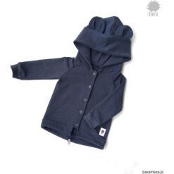 Bluza uszata jeansowy melanż. Szare bluzy niemowlęce Pakamera, melanż, z jeansu. Za 95,00 zł.