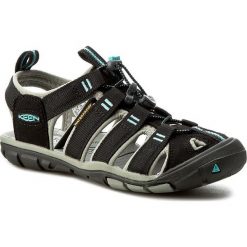 Sandały KEEN - Clearwater Cnx 1016298 Black/Radiance. Czarne klapki damskie Keen, bez wzorów, z materiału, sportowe, bez obcasa, bez zapięcia, outdoorowe. W wyprzedaży za 339,00 zł.