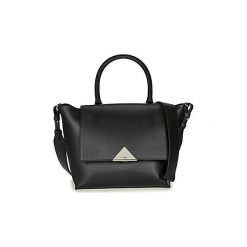 Torebki do ręki Emporio Armani PEGGY TOP HANDLE BAG. Czarne topy damskie Emporio Armani, bez wzorów, bez kołnierzyka. Za 869,40 zł.