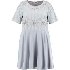 Sukienki hiszpanki: Lace & Beads Curvy Sukienka koktajlowa light grey