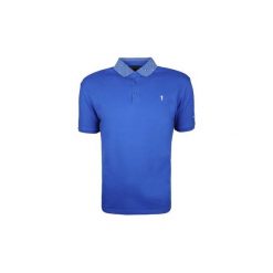 Koszulki polo z krótkim rękawem Trussardi 32T00142 1T002730 / Polo 3 Bottoni. Niebieskie koszulki męskie Trussardi, xl, bez wzorów, polo, z krótkim rękawem, krótkie. Za 219,00 zł.