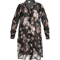 Koszule wiązane damskie: Zizzi Koszula black combo