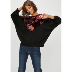Only - Bluza. Szare bluzy damskie marki ONLY, m, z aplikacjami, z bawełny, bez kaptura. Za 169,90 zł.