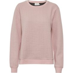 Bluza "Oliva" w kolorze szaroróżowym. Różowe bluzy damskie Kaffe, xs, bez wzorów, z bawełny, bez rękawów, bez kaptura. W wyprzedaży za 107,95 zł.