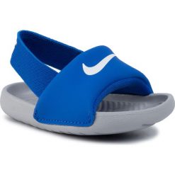 Sandały NIKE - Kawa Slide (Td) BV1094 400 Hyper Cobalt/White/Wolf Grey. Niebieskie sandały chłopięce Nike, ze skóry, bez zapięcia. Za 99,00 zł.