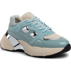 Sneakersy PINKO - Rubino Sky Sneaker Al 19-20 PRR 1N20BF Y5ZK Verde Acqu TY6. Niebieskie półbuty damskie Pinko, ze skóry. W wyprzedaży za 699,00 zł.