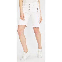 Answear - Szorty. Zielone szorty damskie ANSWEAR, s, bez wzorów, z elastanu, casualowe. W wyprzedaży za 49,90 zł.