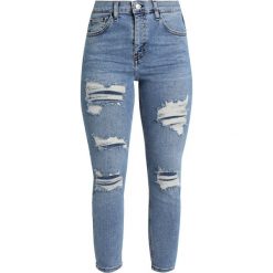 Boyfriendy damskie: Topshop Petite NEW JAMIE Jeans Skinny Fit blue denim