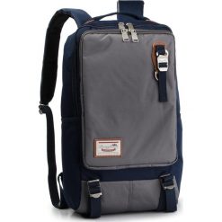 Plecak DOUGHNUT - D019-6906-F Navy/Grey. Szare torby męskie skórzane Doughnut, bez wzorów, z materiału. W wyprzedaży za 249,00 zł.