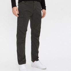 Spodnie regular fit - Szary. Szare spodnie męskie House, s, bez wzorów. W wyprzedaży za 79,99 zł.