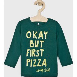 Name it - Longsleeve dziecięcy. T-shirty chłopięce Name it, z nadrukiem, z bawełny, z długim rękawem. Za 39,90 zł.