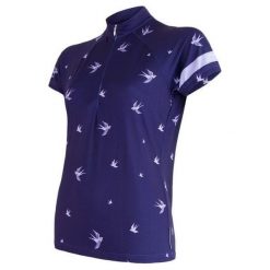 Sensor Damska koszulka rowerowa Swallow ciemnoniebieska L. Niebieskie bluzki sportowe damskie Sensor, l, bez wzorów, bez kołnierzyka, z krótkim rękawem, krótkie, bez kaptura, na fitness i siłownię. Za 179,00 zł.