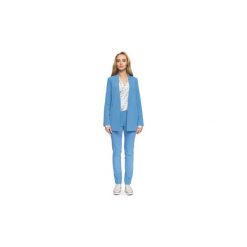 Kurtki lekkie Style S066 Żakiet blezer bez zapięcia. Niebieskie kurtki damskie Style, s, bez wzorów, bez kaptura. Za 145,00 zł.