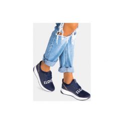 Buty sportowe damskie: Granatowe buty sportowe Elove
