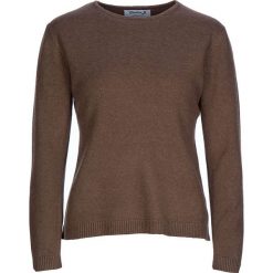Sweter w kolorze ciemnobrązowym. Pomarańczowe swetry damskie Cachemire Closet, s, bez wzorów, z wełny, bez rękawów, bez kaptura. W wyprzedaży za 154,95 zł.