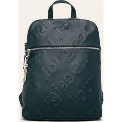 Desigual - Plecak. Niebieskie plecaki damskie Desigual, bez wzorów, z poliesteru, eleganckie. W wyprzedaży za 219,90 zł.