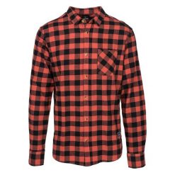 Rip Curl Koszula Męska Check It M, Czerwony. Czerwone koszule męskie Rip Curl, m, bez wzorów, z bawełny, bez kołnierzyka, bez rękawów. Za 234,00 zł.