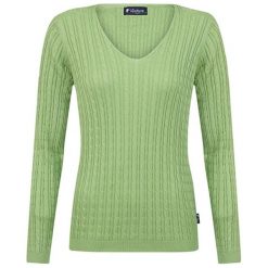 Sweter w kolorze zielonym. Swetry damskie Denim Culture. W wyprzedaży za 149,95 zł.