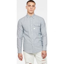 G-Star Raw - Koszula. Niebieskie koszule męskie G-Star RAW, s, bez wzorów, z bawełny, retro, button down, z długim rękawem. Za 419,90 zł.