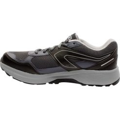 Buty do biegania RUN CUSHION GRIP męskie. Niebieskie buty sportowe męskie KALENJI, z poliesteru, bez zapięcia, do biegania. Za 79,99 zł.
