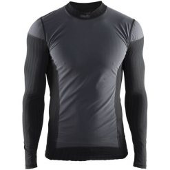 Craft Koszulka Męska ax2.0 Ws Ls Czarna M. Czarne koszulki męskie Craft, m, bez wzorów, sportowe, bez kołnierzyka, z długim rękawem, długie. W wyprzedaży za 219,00 zł.